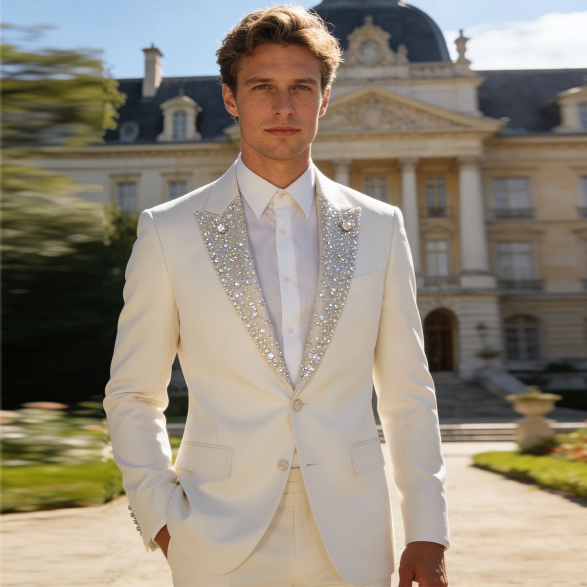 Men'S Grooming Jacket - Conjuntos de 2 Peças de Ternos