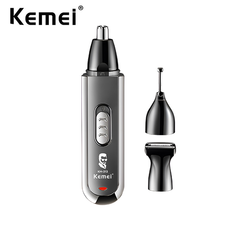 Men'S Grooming Nose Hair Trimmer - Kemei-Aparador multifunções de pelos e ouvidos