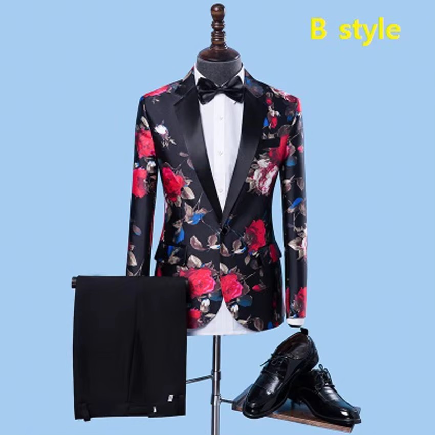 Auriparus flaviceps floral noi - Men'S Grooming Jacket avaliação e preço