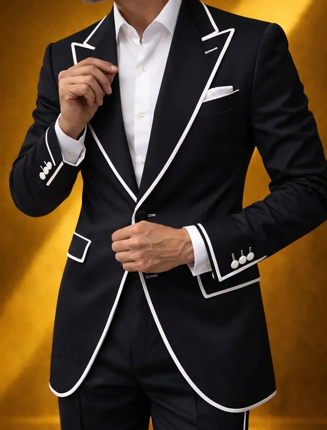 Gwenhwyar Nova Chegada Terno d - Men'S Grooming Jacket avaliação e preço