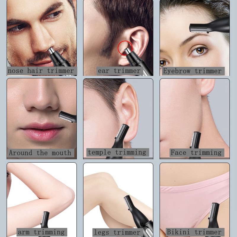 Kemei recarregável tudo em um  - Men'S Grooming Nose Hair Trimmer avaliação e preço