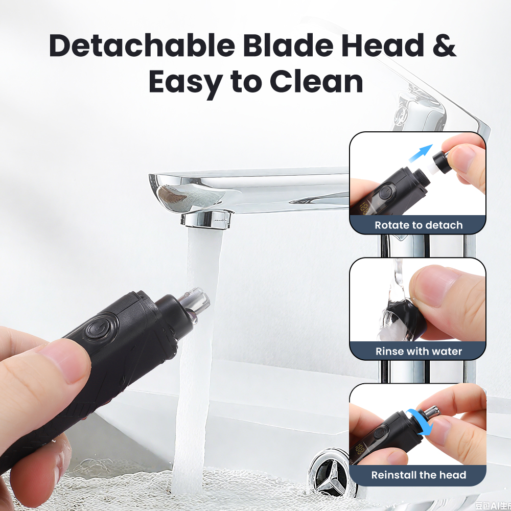 Aparador de pêlos de nariz rec - Men'S Grooming Nose Hair Trimmer avaliação e preço