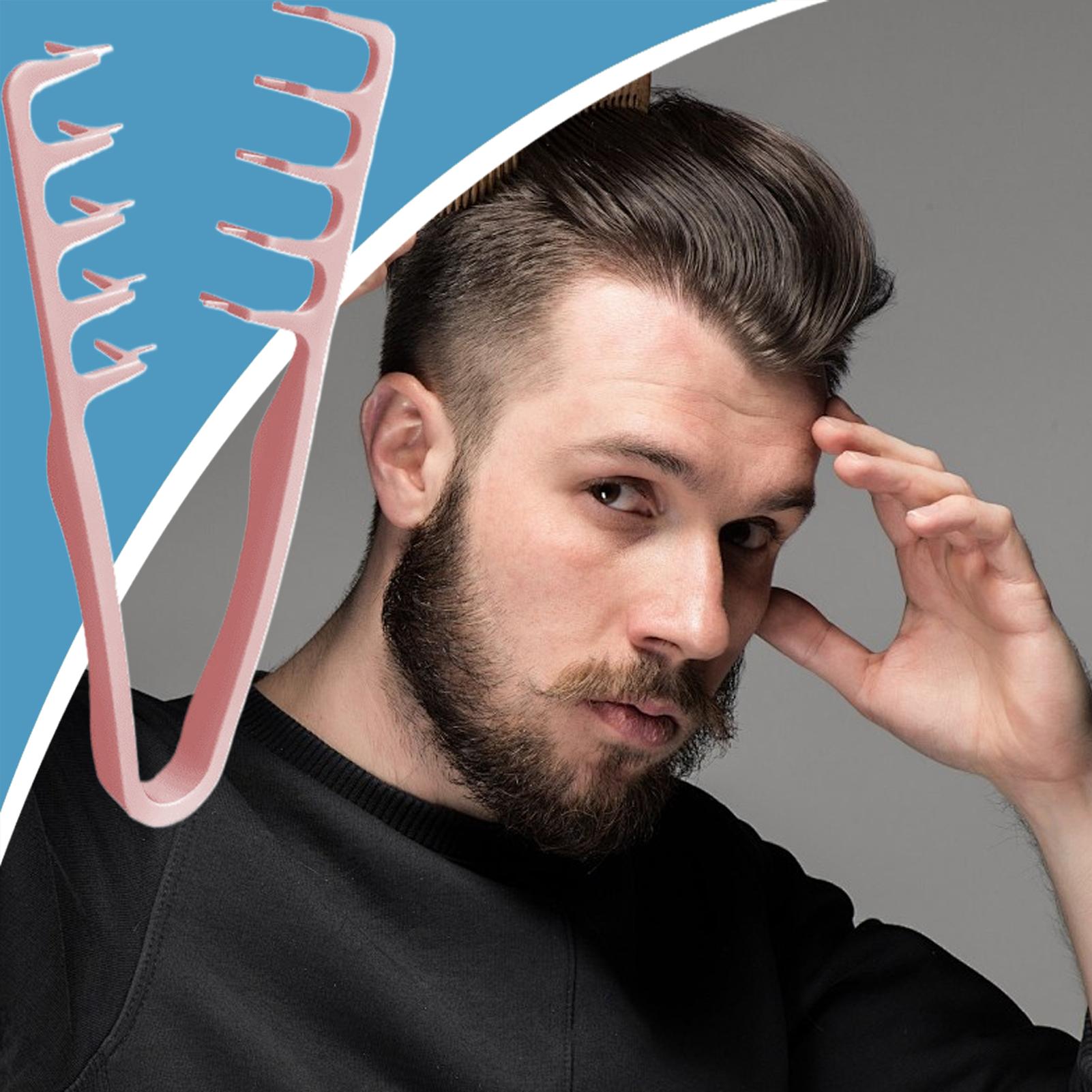 Pente de Cabelo de Dentes Larg - Men'S Grooming Tool avaliação e preço