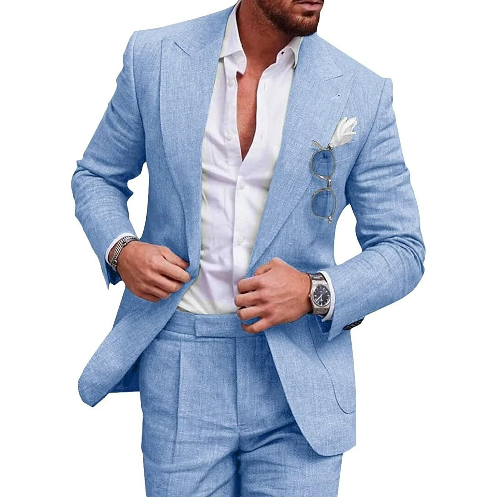 Terno Masculino de Linho 2 Peç - Men'S Grooming Jacket avaliação e preço